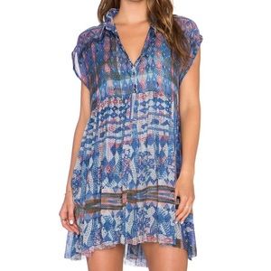 Free People Empire Extreme Shirtdress in Marine